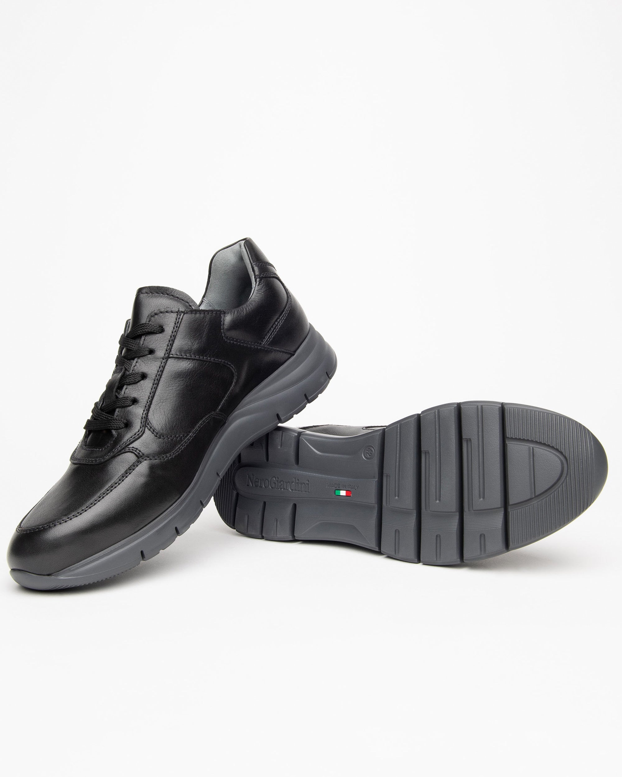 NeroGiardini Sneakers cuir homme 39-46 semelle Memory