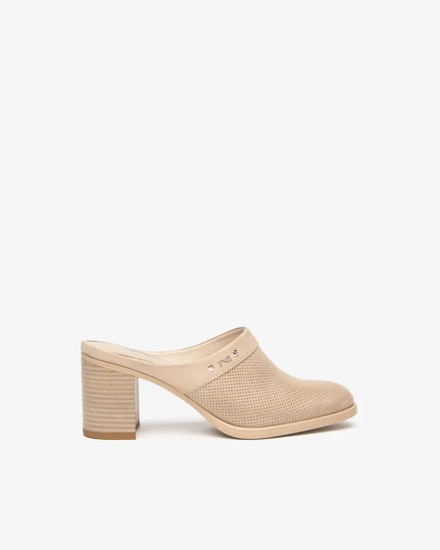 NeroGiardini Mules Femme en Cuir mules été confort