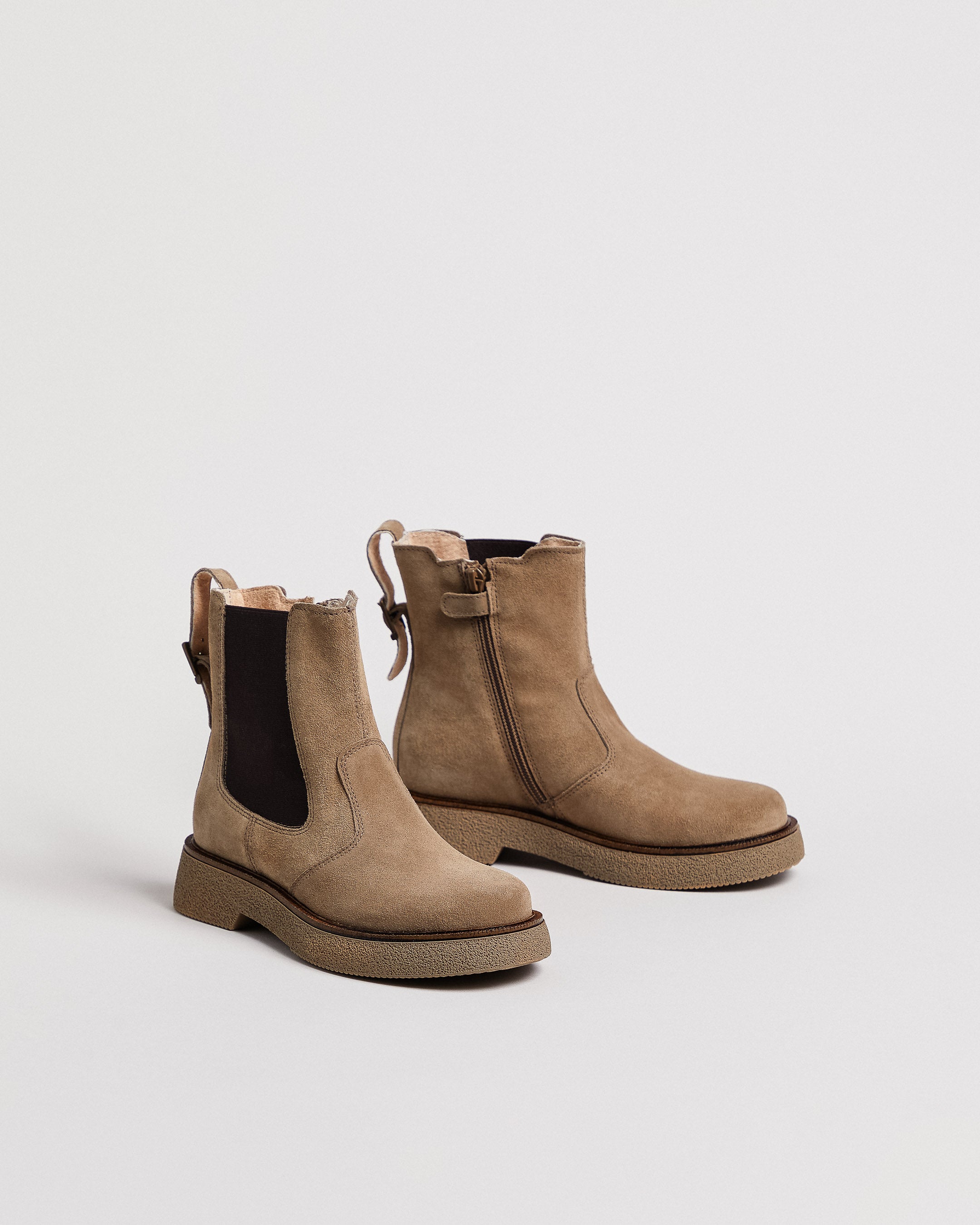 NeroGiardini Bottines cuir velours fille Teen