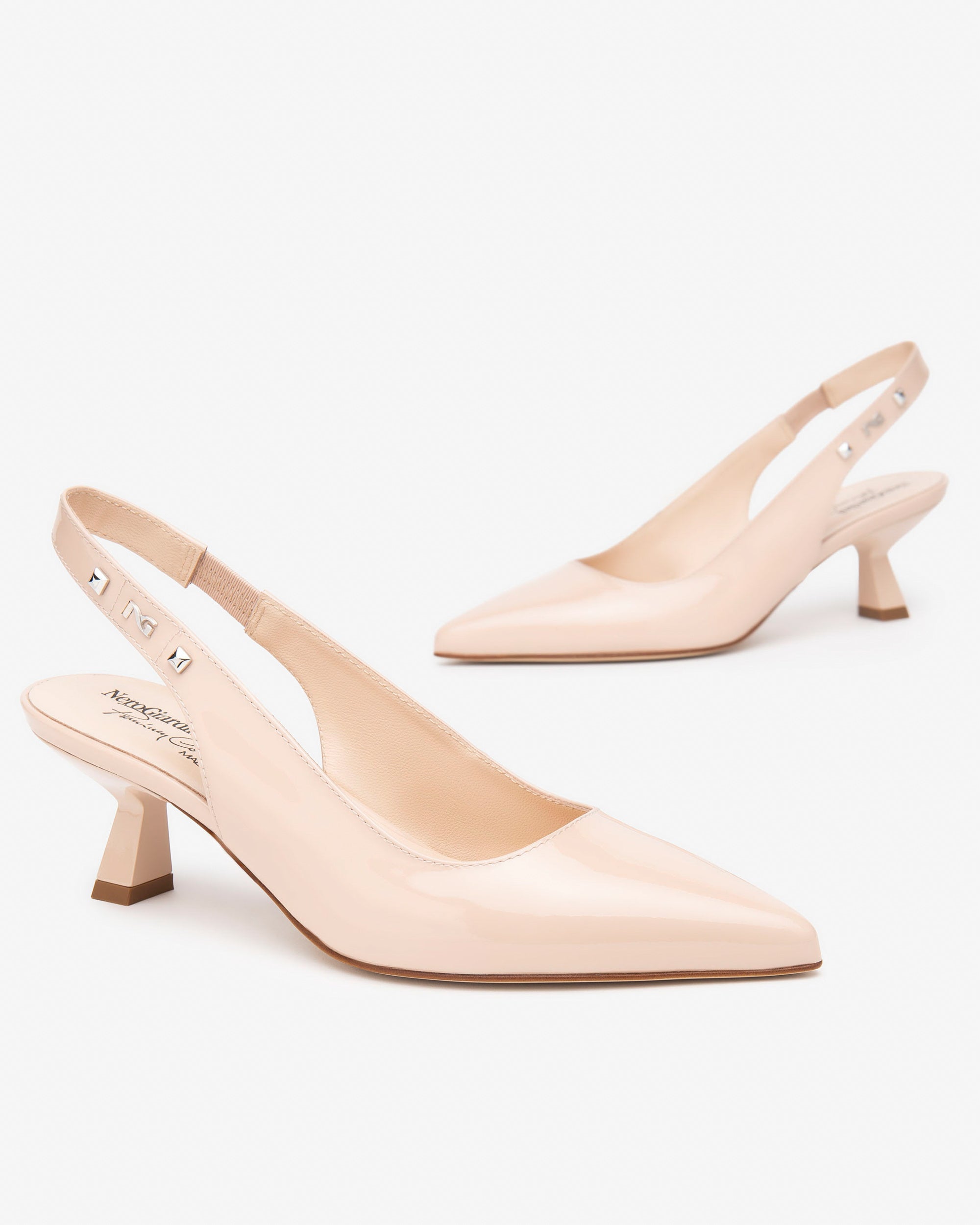 Nerogiardini Slingbacks Femme Cuir Été Confort