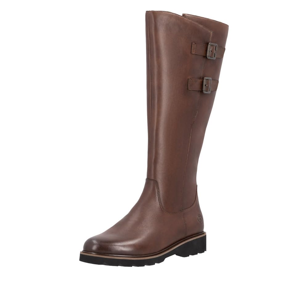 Remonte D3S74 bottes montantes noir 39 EU cuir chaud