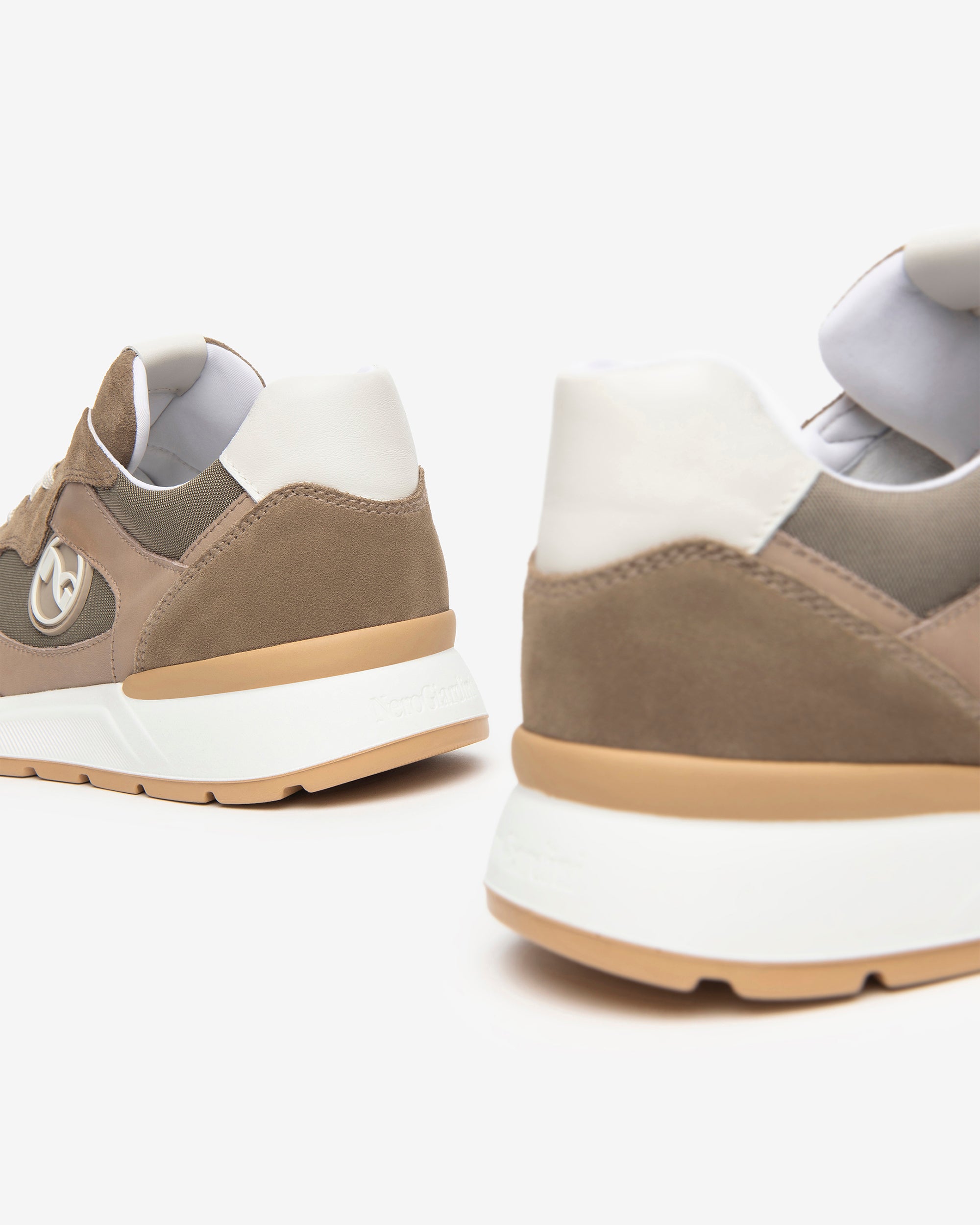 NeroGiardini Sneakers Homme Daim Cuir Toile Taille 42