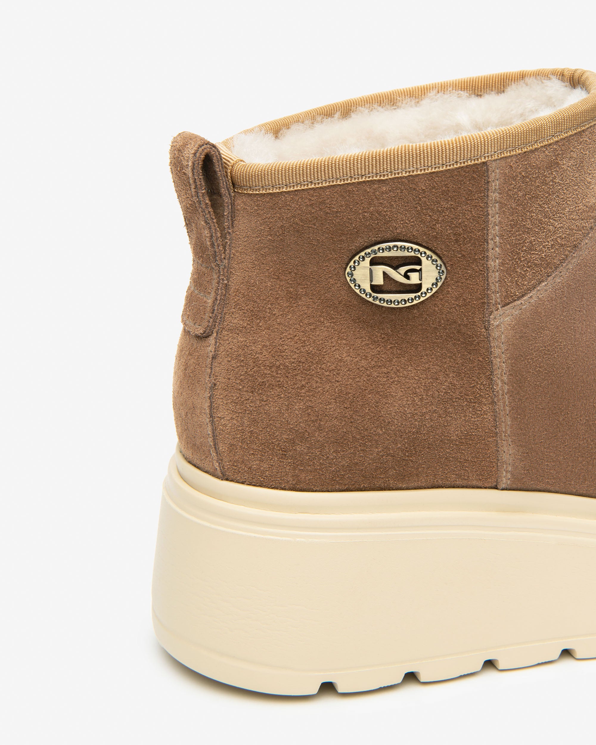 Nerogiardini Bottines Velours Daim 38 plateforme 55mm