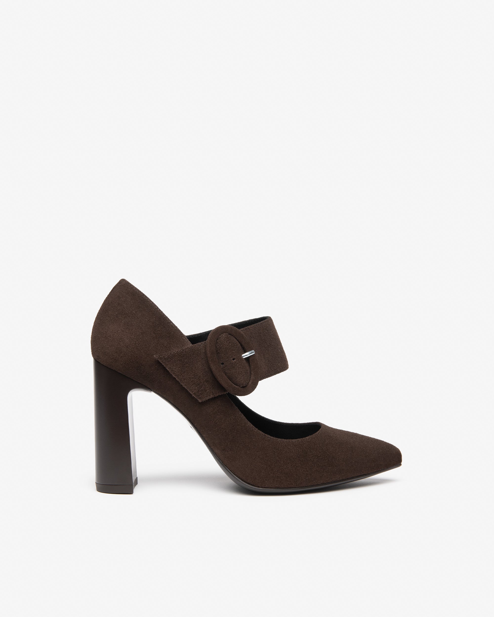 NeroGiardini Mary Jane babies velours noir