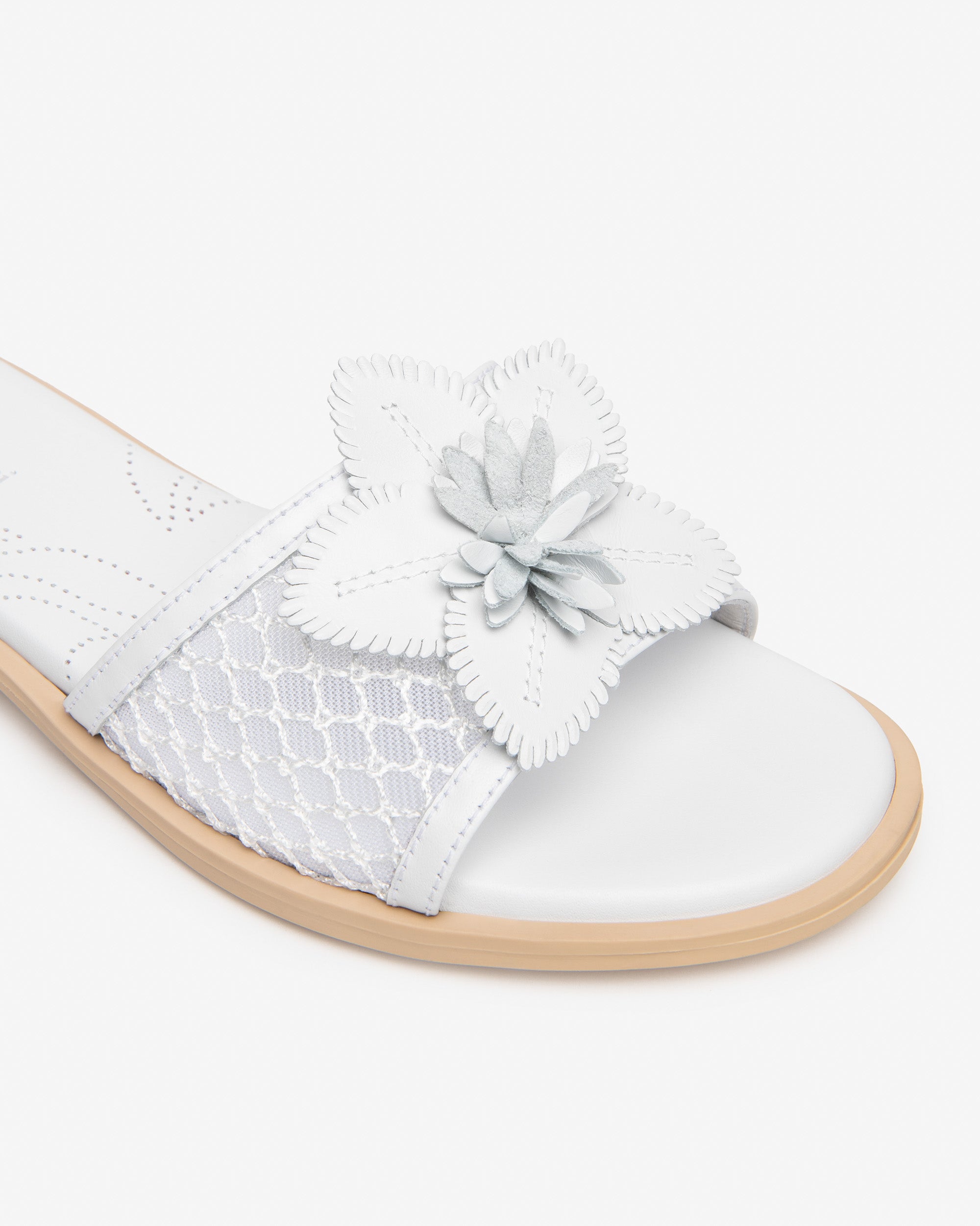 NeroGiardini Mules Femme Cuir Toile Été