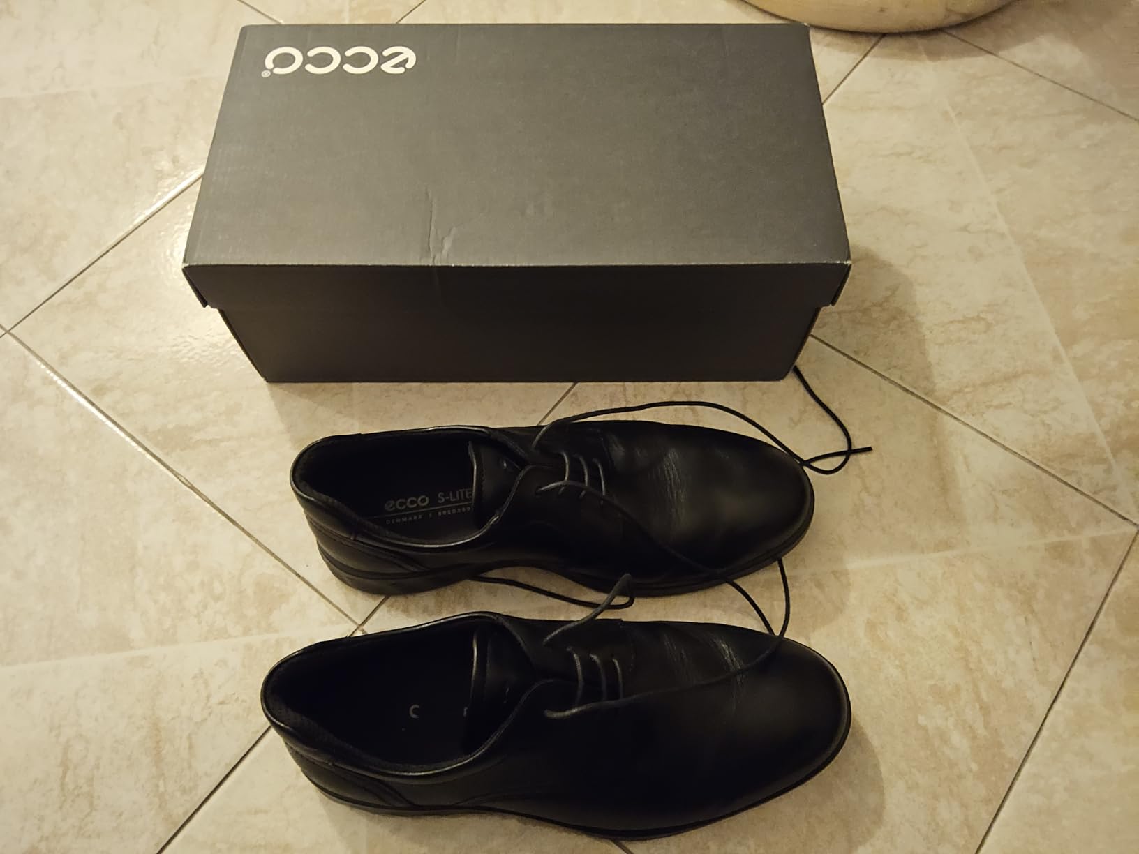 ECCO S Lite Hybrid derby cuir bureau confort