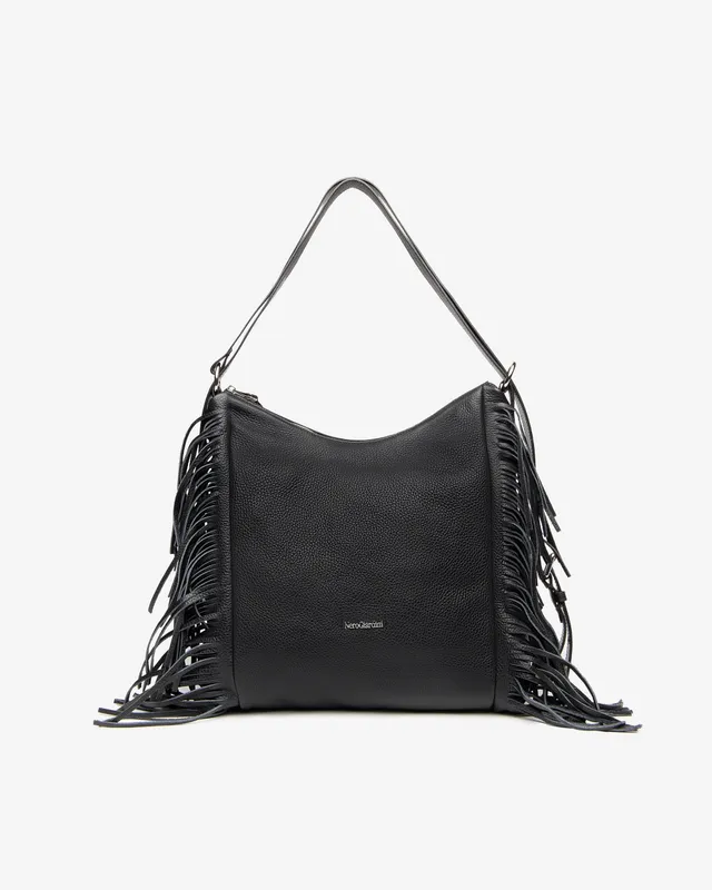 Nerogiardini Sacs Besace Femme sac cuir véritable Italie