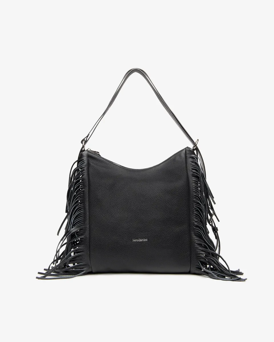 Nerogiardini Sacs Besace Femme sac cuir véritable Italie