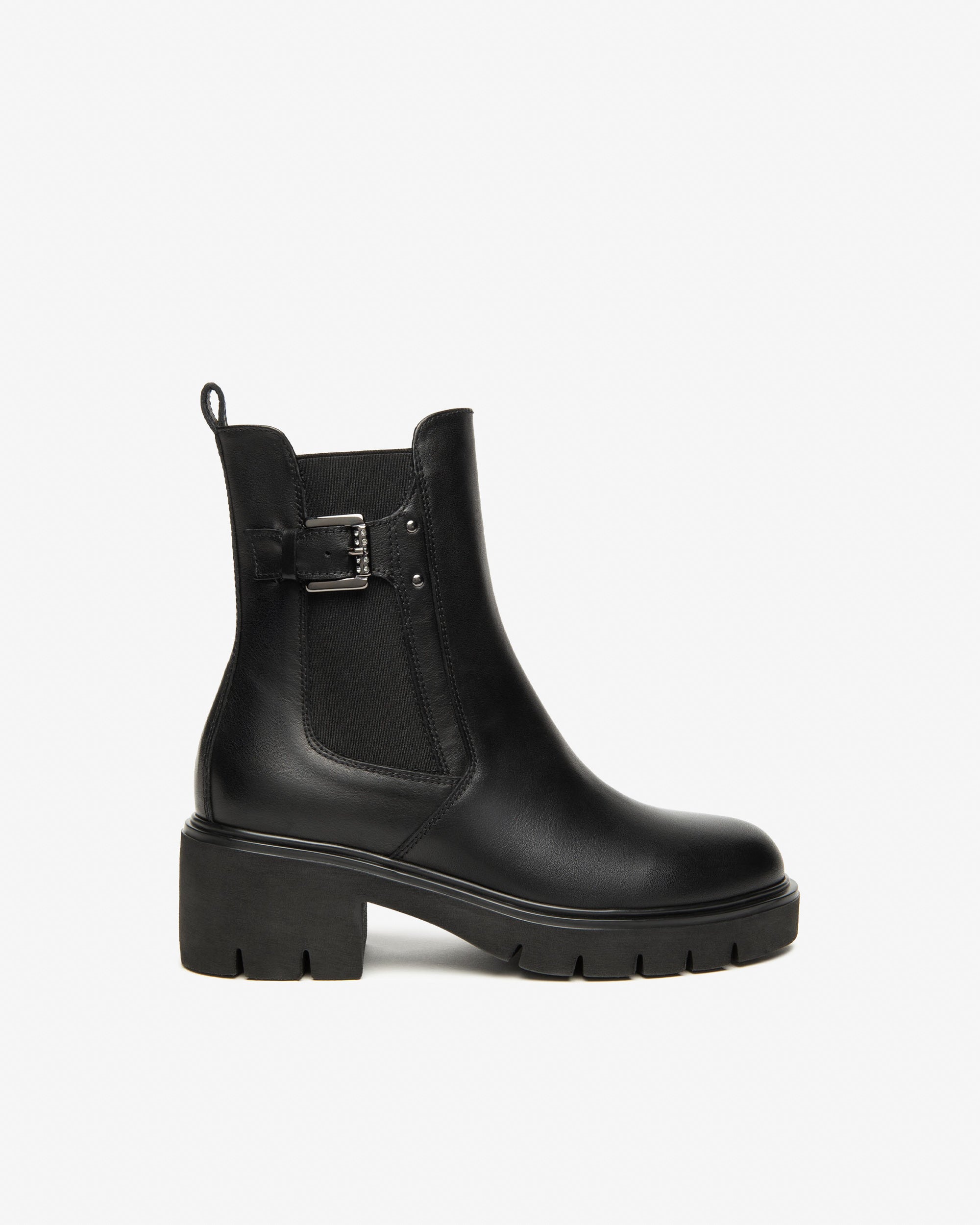 NeroGiardini Chelsea bottines femme cuir hiver