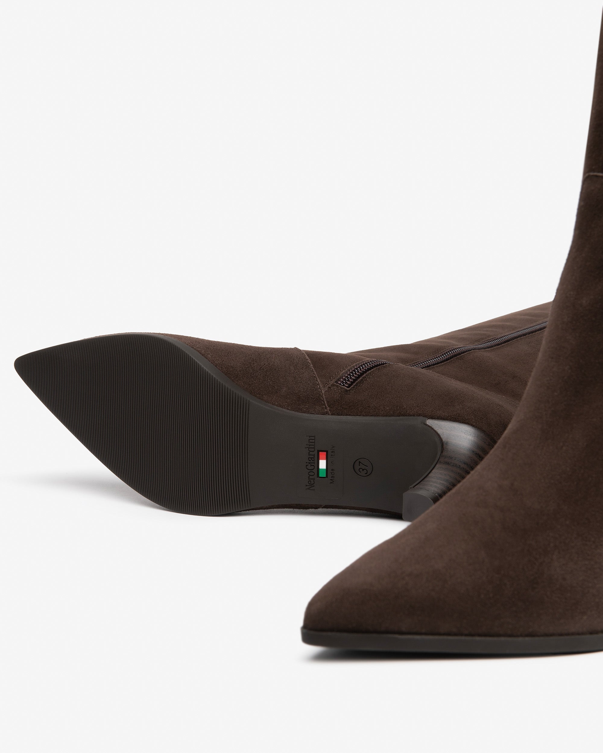 NeroGiardini Bottes Femme Daim Talon Pointure 38